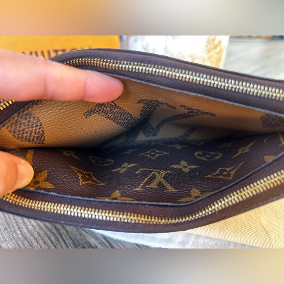 Monogram Giant Double Zip Pochette #3 - Picture 9 of 16